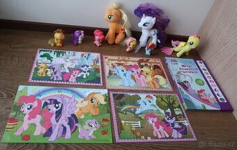 Sada My Little Pony - puzzle, plyšáci, poníci a kniha