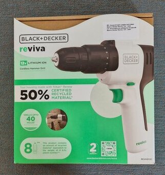 BLACK & DECKER AKU PŘÍKLEPOVÁ VRTAČKA REVHD12C