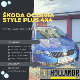 ŠKODA OCTAVIA 4X4Style Plus , Navi, odpočet DPH,