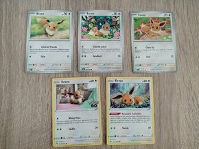 Pokémon karty - Eevee 5ks