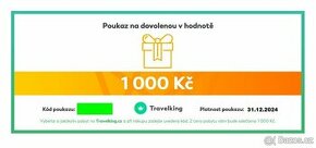 Dárkový poukaz na TRAVELKING.CZ - voucher