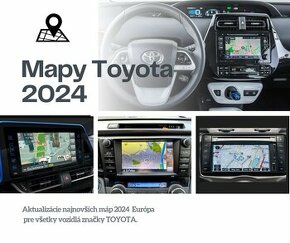 Aktualizace navigace Toyota mapy 2024 -2 NEW