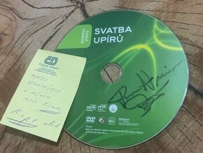 DVD Svatba upírů + autogram Iveta Bartošová, R. Hrušinský