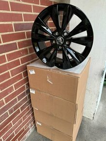 Nová alu 17" 5x112 škoda " TWISTER Black" sleva 35%,DPH,SUP2