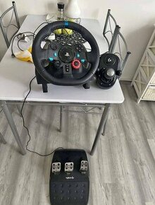 Logitech G29 + řadící páka