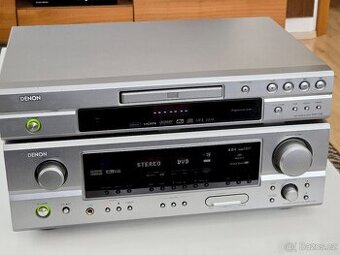 HIFI sestava zesilovač DENON AVR-1707 a DVD-1730 