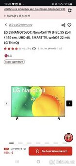 Tv LG 55NANO756QC