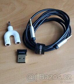 Bluetooth USB, audio kabel, rozdvojka