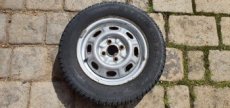 Plechový disk 13" 4x108 s pneu 165/70/13 - pošlu poštou