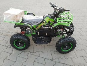 Dětská elektro čtyřkolka ATV MiniHummer 1000W zel - 1