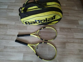 2x Tenisová Raketa Babolat Pure aero 300g + Bag x12