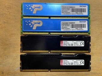 Kingston Fury/ Patriot 16 GB RAM PC3 12800 1600 Mhz