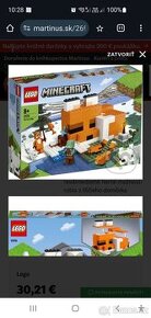 Lego Minecraft 21178 Lisci domek NOVE