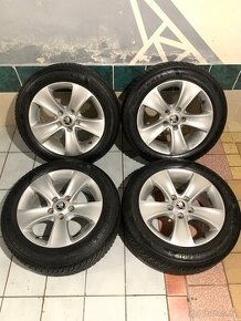 Alu kola Škoda R16 5X112 ZIMNÍ PNEU 205/55 R16 TOP STAV