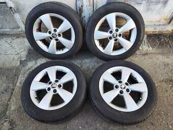 15"letní alu sada Carme 5x100 origo Škoda Rapid Fabia 3 Pol