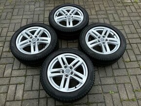 Alu disky r17 5x112 Audi 225/50 Pirelli zimní - 1