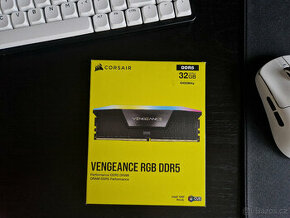 Nové Corsair VENGEANCE RGB DDR5 32GB (2x16GB) 6400MHz CL32 - 1