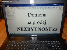 Domena :  NEZBYTNOST.cz