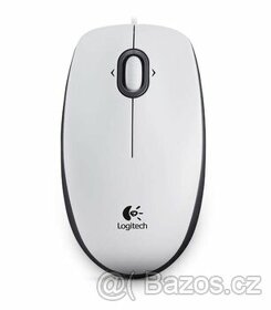 LOGITECH M100 WHITE OPTICKÁ MYŠ - 1