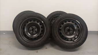 Letní pneu Fulda 205/55 r16 s disky 6,5J/16,rozteč 5x100