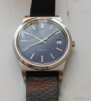 Omega Geneve Automatic Blue sunbrust Dial 36mm