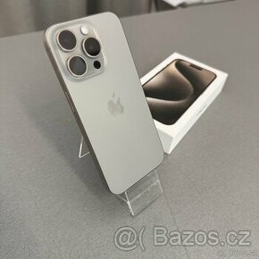 iPhone 15 Pro 128GB jako nový, bez škrábance - 1