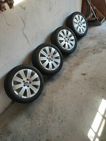 Alu kola 5x112 r17 6J ET45 zimní pneu 205/50/17