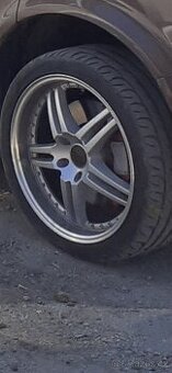 Alu kola 5x112 r19,letni pneu 245/45