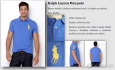 NOVÉ pánské polo triko Ralph Lauren - modré