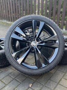 ORIGINÁL Alu Škoda NEPTUNE R18, 5x112 - TOP STAV, ZIMNÍ