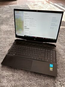 Herní notebook HP gaming RTX 3050 ti ( ZÁRUKA) v zánovním st - 1