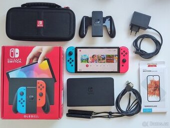 Nintendo Switch OLED TOP STAV +10her