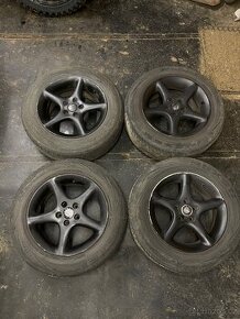 Alu kola R15, 5x100, Letní pneu 5mm, Škoda, VW, Seat