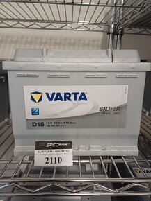 Autobaterie VARTA SILVER 63Ah 610A