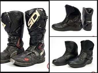 Boty na motorku Alpinestars a Sidi