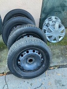 Kola + zimní pneu Continental 185/60 R 15