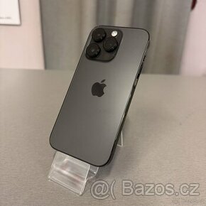 iPhone 14 Pro 128GB black, pěkný stav, 12 měsíců záruka