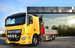 DAF CF440 6x2 - valník s hydraulickou rukou FASSI