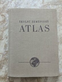 Školní zeměpisný Atlas z roku 1956