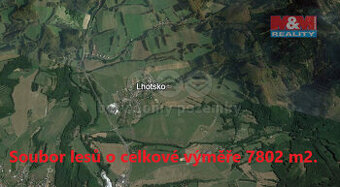 Prodej lesa, 7802 m², Lhotsko - 1