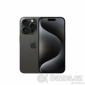 "Zánovní" iPhone 15 Pro 128GB Černý Titan | Záruka 4/2026