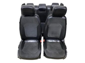 Sedačky černá kůže alcantara VW Passat B7 kombi r.v. 2013