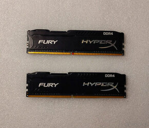 Patriot DDR4 8GB (2x4GB) 2666MHz, Kingston HyperX Fury Black - 1