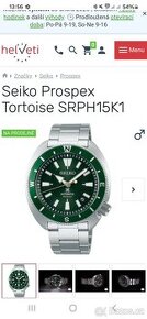 Obrázek k inzerátu: Seiko Prospex Tortoise SRPH15K1