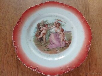 STAROŽITNÝ PORCELÁNOVÝ TALÍŘ HAVILAND LIMOGES FRANCIE