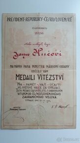 Dekret Medaile Vítězství 1934