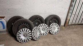 Originál Wv golf Plechové disky 205/55 R16 5x112