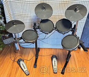 Prodám elektronické bicí Alesis Turbo Mesh Kit Black