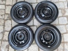 Plechy FORD 14",4x108, letní pneu 185/60/14 zašlu - 1