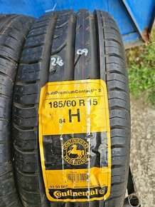 185/60R15 84H  Continental Premium Con TM2  2ks  Nové